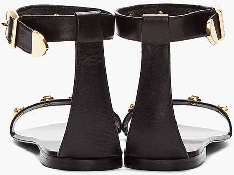 versace black leather and gold crest ankle strap sandals|Women's Versace Platform Sandals .